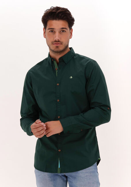 Grüne SCOTCH & SODA Casual-Oberhemd SLIM-FIT CONTRAST TRIMMED POPLIN SHIRT - large