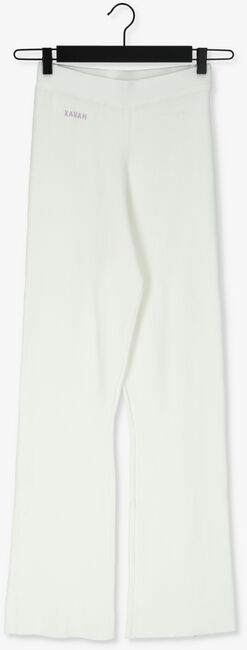 Nicht-gerade weiss XAVAH Schlaghose HEAVY KNIT FLAIRPANT - large