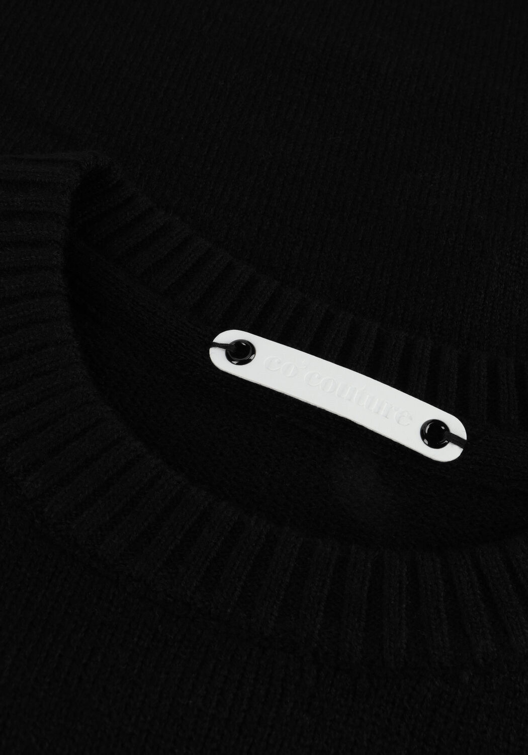 Schwarze CO'COUTURE Pullover MERO O KNIT - large