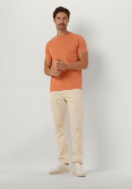 Orangene PS PAUL SMITH Polo-Shirt MENS SLIM FIT SS TSHIRT ZEBRA BADGE - large
