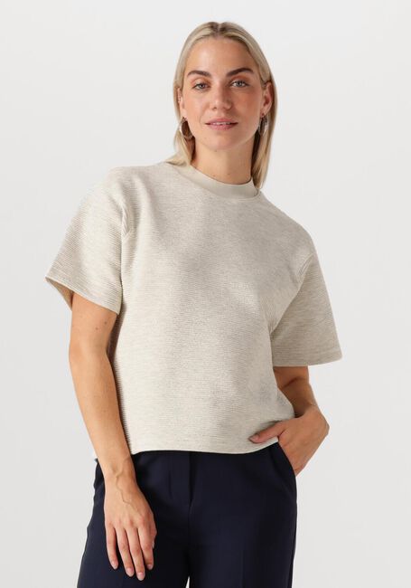 Graue ANOTHER LABEL T-shirt RAVENELLE TEE S/S - large