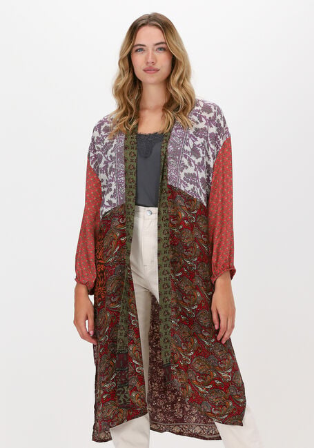Mehrfarbige/Bunte SISSEL EDELBO Kimono POCKET LONG MIX KIMONO - large