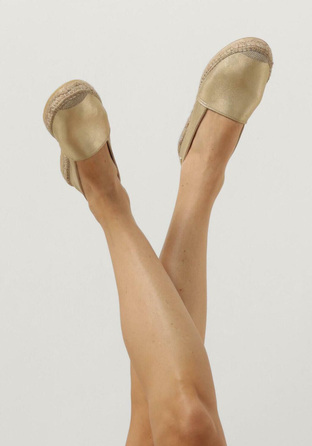 Goldfarbene FRED DE LA BRETONIERE Espadrilles MILI ANA - large