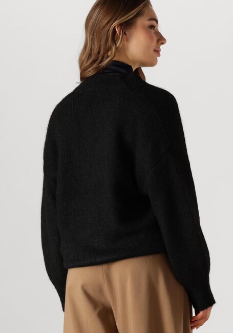 Schwarze SUMMUM Strickjacke FANCY BUTONS CARDIGAN COZY - large