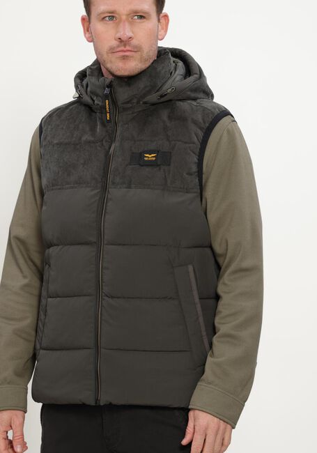 Dunkelgr&uuml;n PME LEGEND Bodywarmer BODYWARMER GOBBLER BW MIX FABRIC - large
