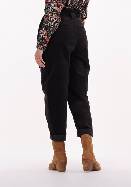 Schwarze SCOTCH & SODA Hose DAISY - HIGH RISE STRAIGHT LEG PAPERBAG TROUSERS - large