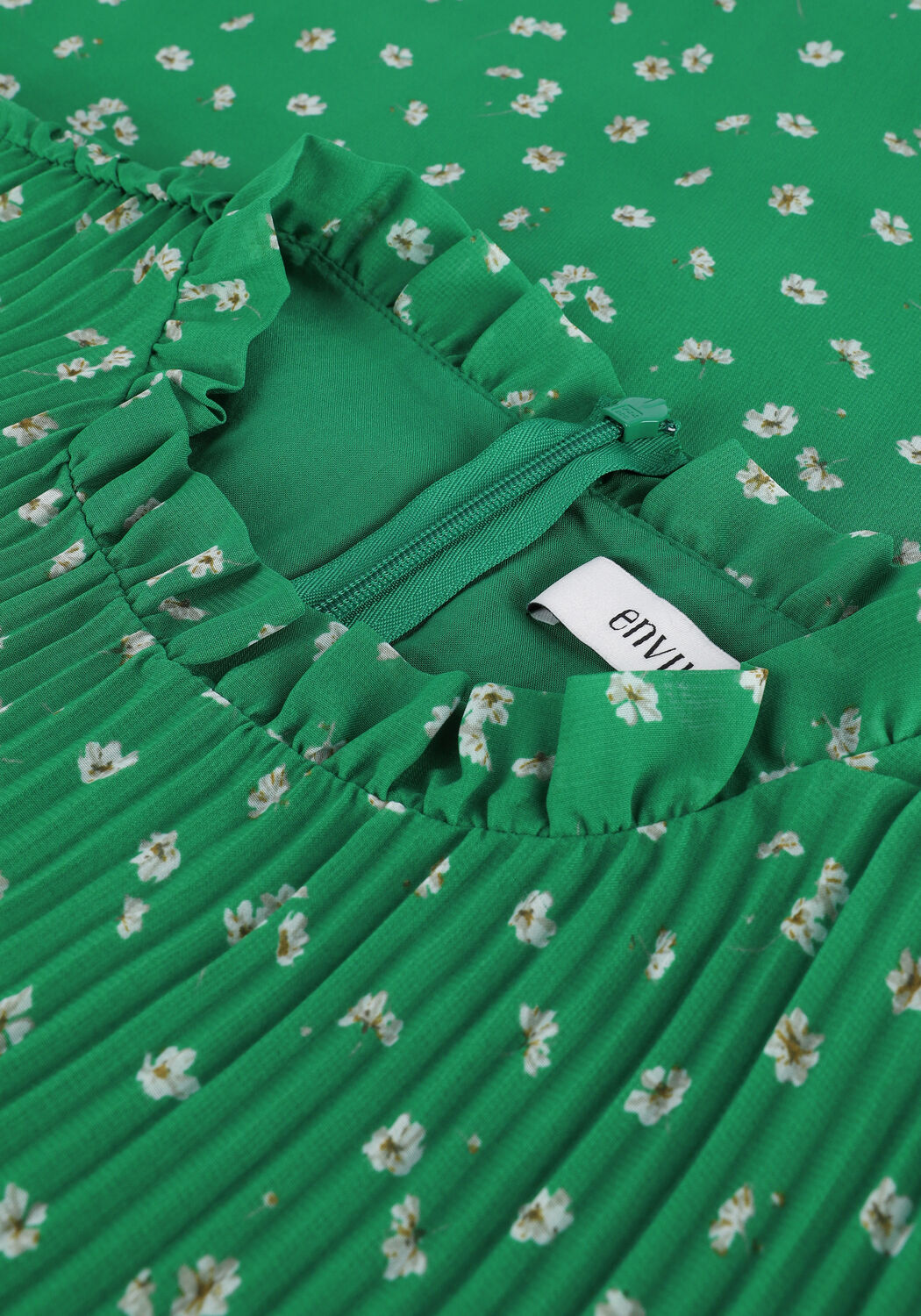 Gr&uuml;ne ENVII Midikleid ENROY LS TN DRESS AOP 6850 - large