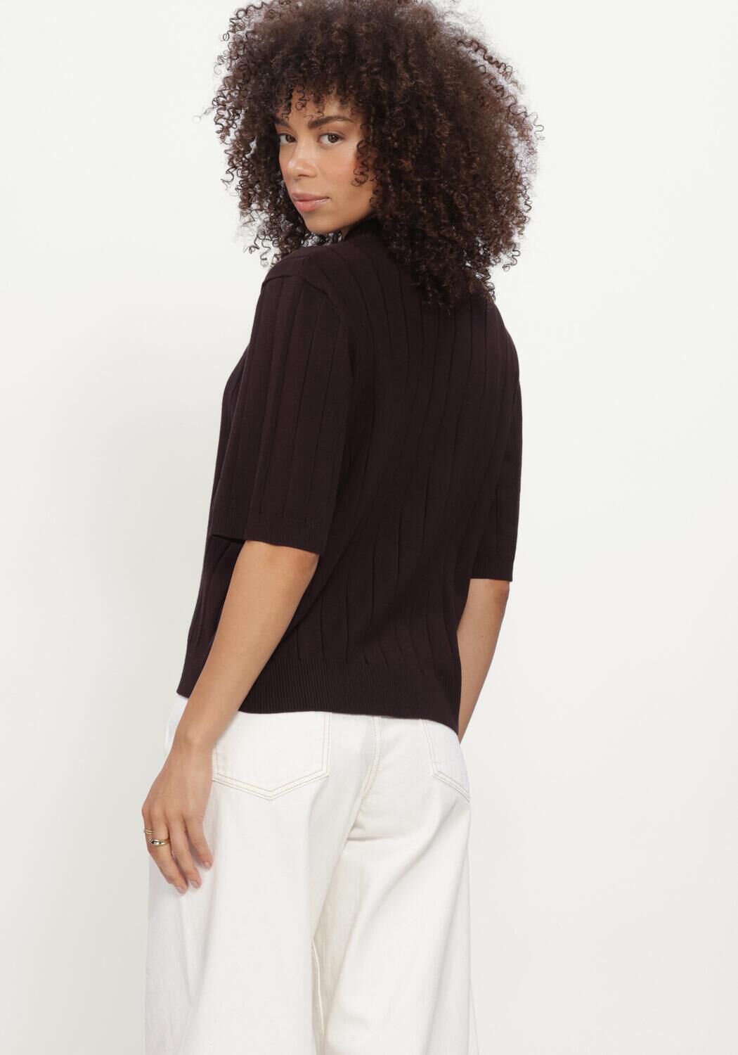 Braune BRUUNS BAZAAR Pullover & Cardigans ANEMONEBBGLADY KNIT - large
