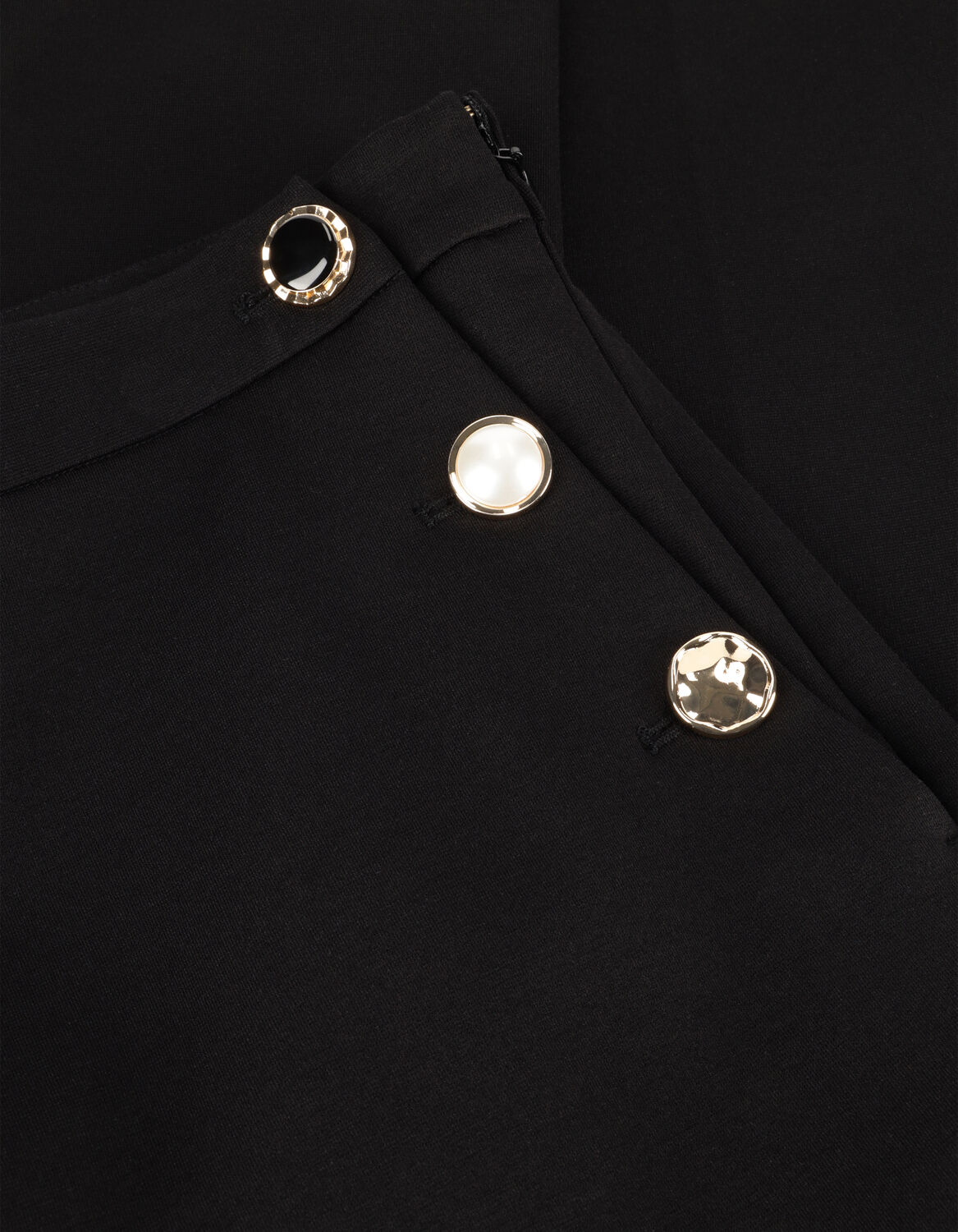 Schwarze TWINSET MILANO Weite Hose 251TP2137 - large