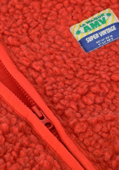 Orangene AMERICAN VINTAGE Teddy-Jacke HOKTOWN - large