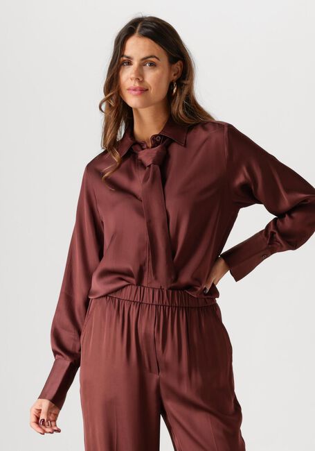 Braune SECOND FEMALE Blusen LIVO CLASSIC SHIRT - large