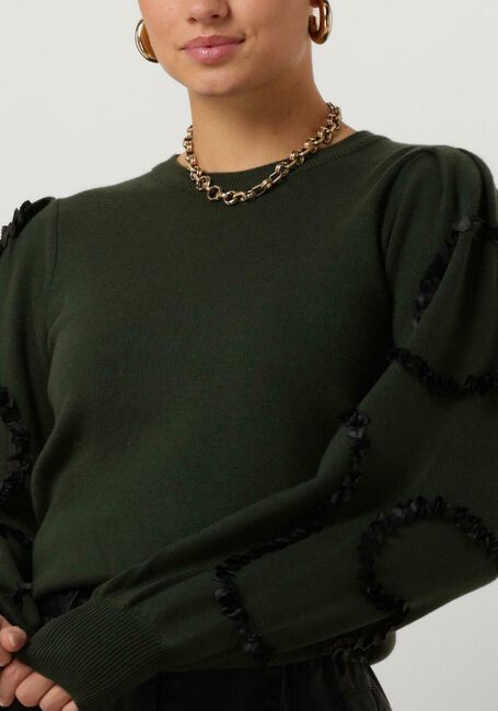 Dunkelgrün OBJECT Pullover OBJDIDI L/S O-NECK KNIT PULLOVER - large
