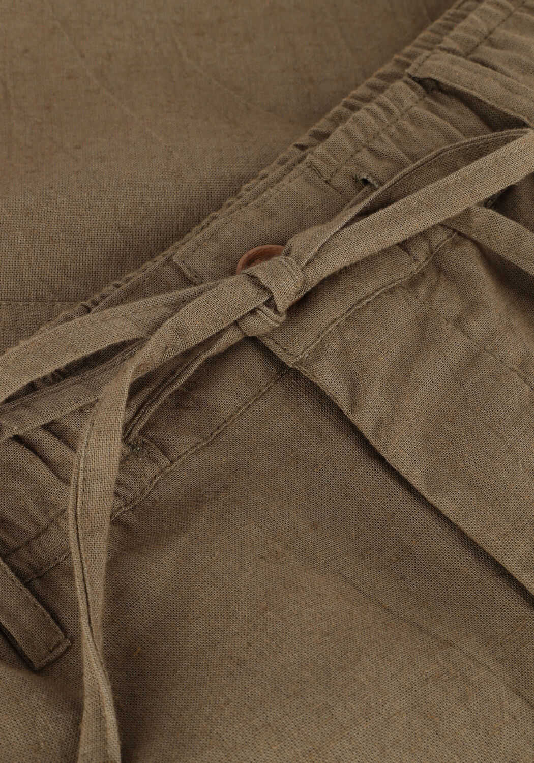 Braune ANERKJENDT Kurze Hose AKLT JAMES COT/LINEN ELA SHORTS - large