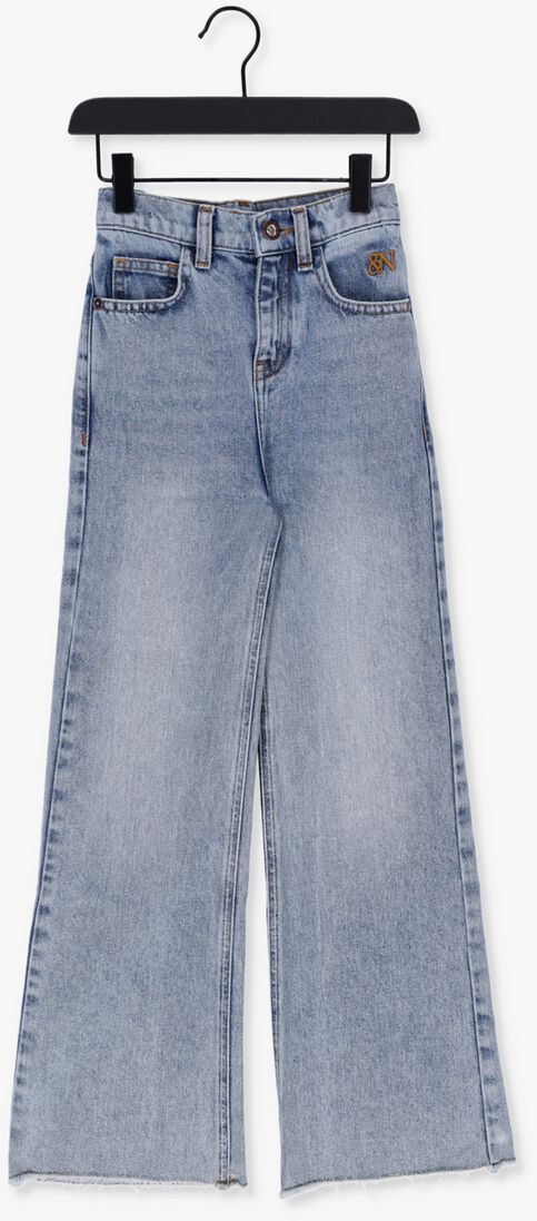 hellblau nik & nik straight leg jeans fiori jeans
