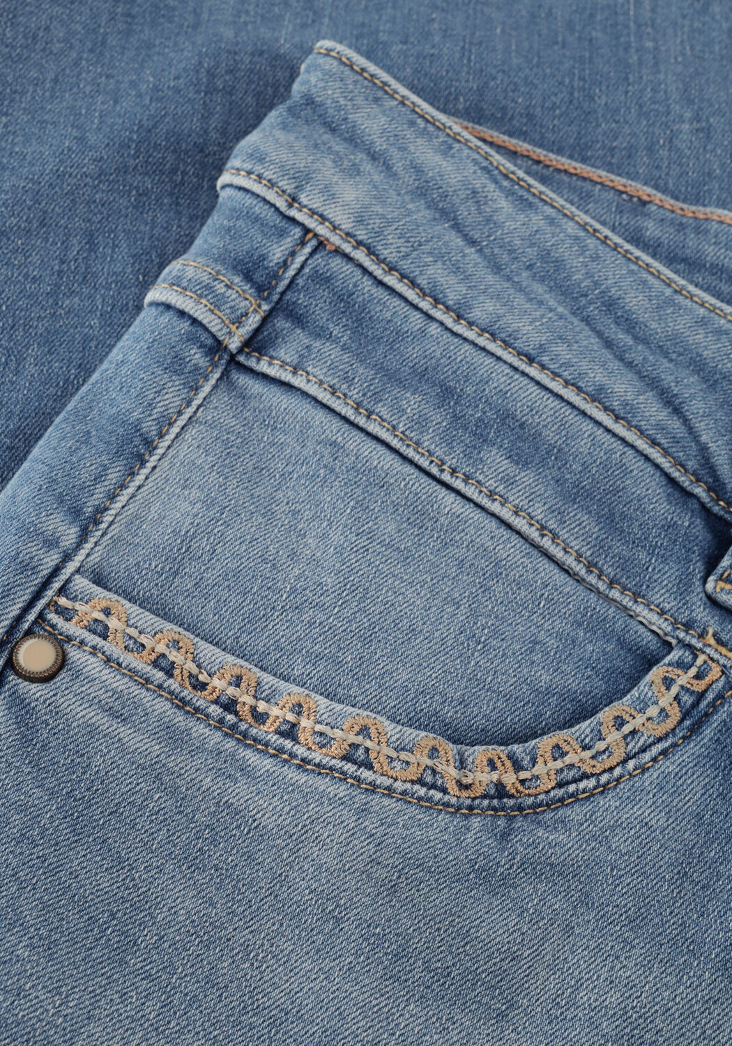 Blaue MOS MOSH Jeans MMNAOMI SALUTE EMB. JEANS - large