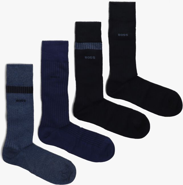 Blaue BOSS Socken 4P RS RIB GIFTSET CC - large