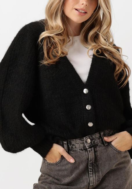 Schwarze CO'COUTURE Strickjacke CORELIE BUTTON KNIT - large