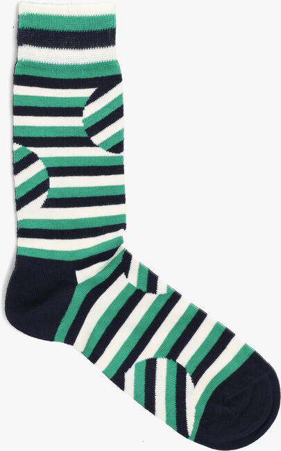 Grüne HAPPY SOCKS Socken JUMBO DOT STRIPE - large