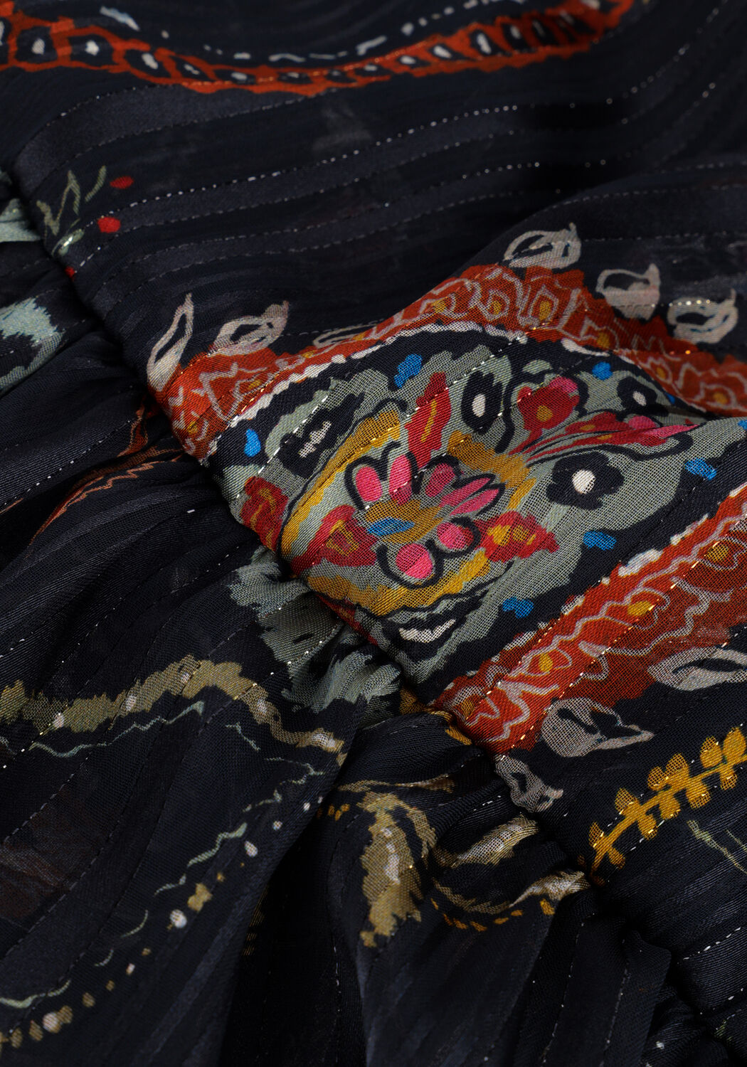 Schwarze ANA ALCAZAR Midikleid DRESS PUFF SLEEVES &Ouml;KO-TEX 100 - large