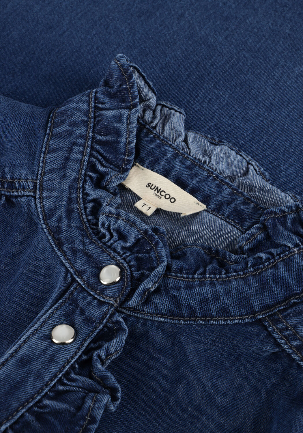 Blaue SUNCOO Blusen LAURA - large