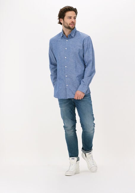 Hellblau SELECTED HOMME Casual-Oberhemd SLHSLIMNEW-LINEN SHIRT LS W NO - large