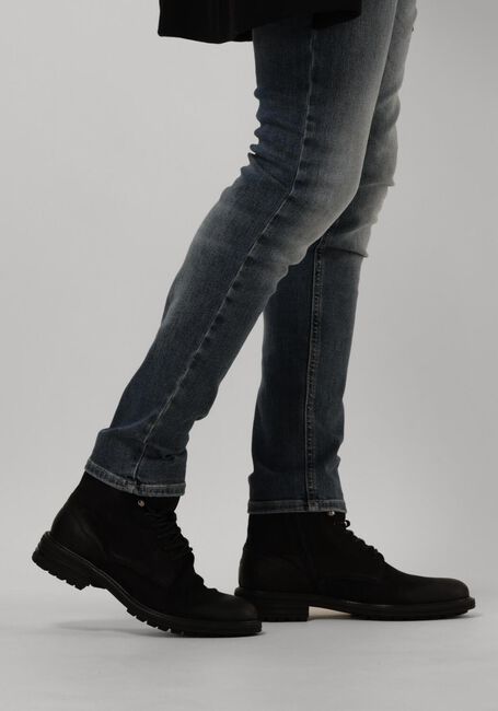 Schwarze PANTOFOLA D'ORO Schnürboots CAMPIGLIO HIGH PELLE - large