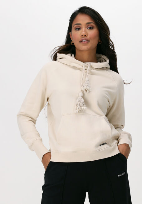 Ecru SHABBIES Sweatshirt SHC0003 SWEAT HOODIE LONG SLEEVE - large