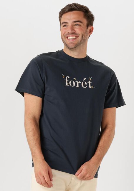 Dunkelblau FORÉT T-shirt AMBER BEE T-SHIRT - large