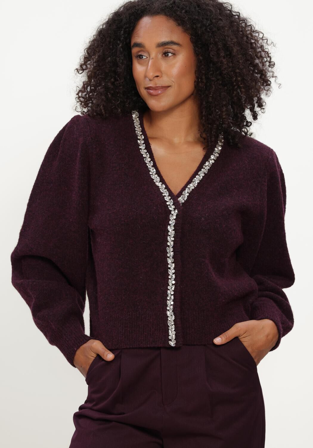 Bordeaux AMAYA AMSTERDAM Pullover SIA KNITWEAR - large