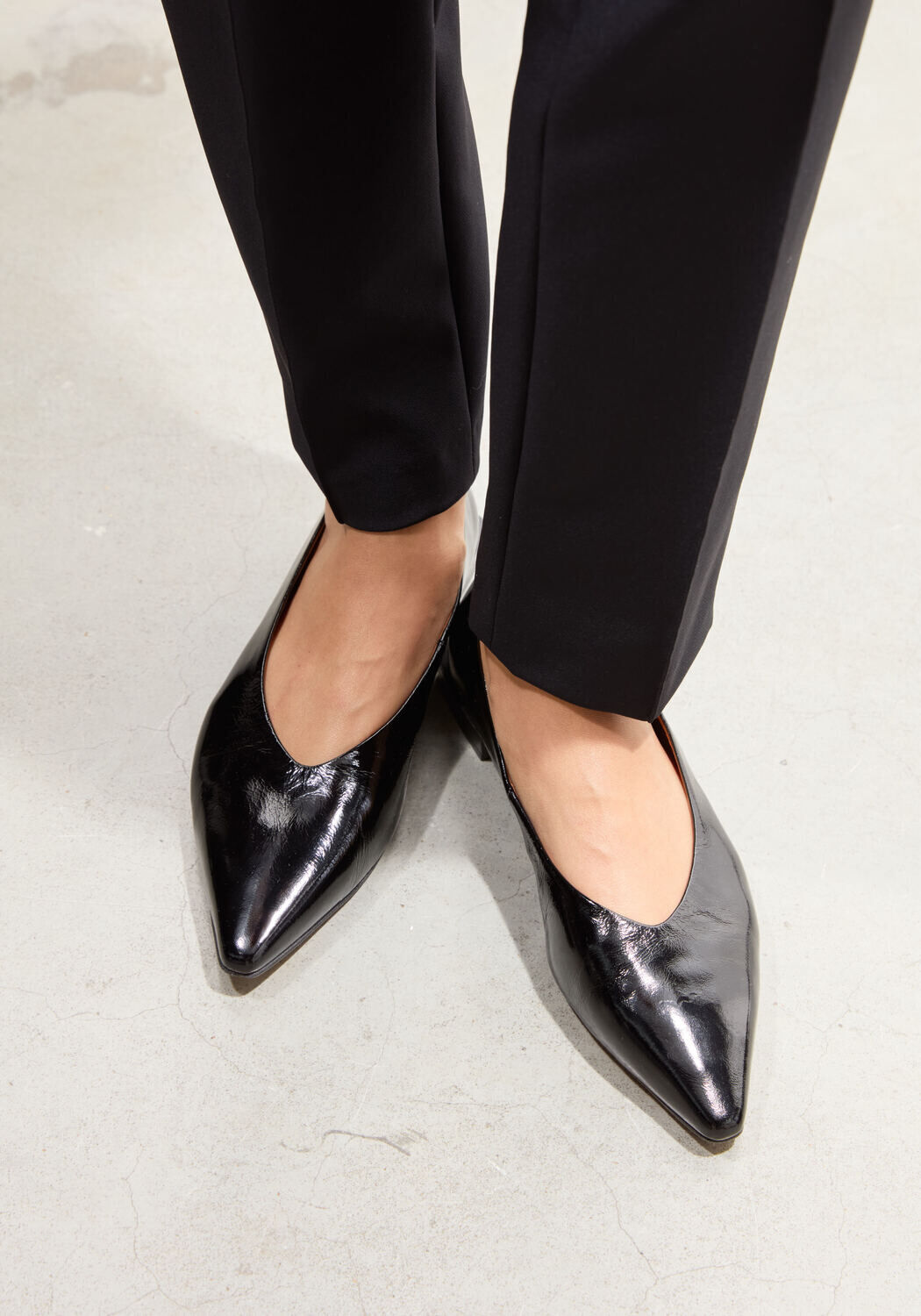 Schwarze &Aacute;NGEL ALARC&Oacute;N Ballerinas 24502 - large