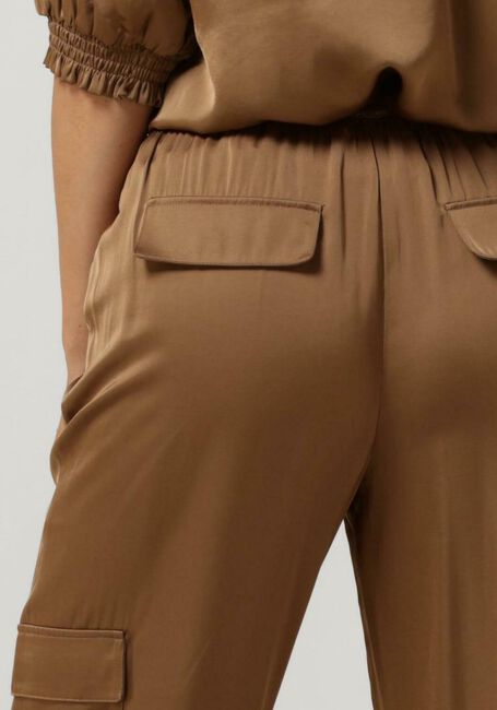 Camelfarbene MINUS Cargohosen SELVA MID WAISTED CARGO PANT - large