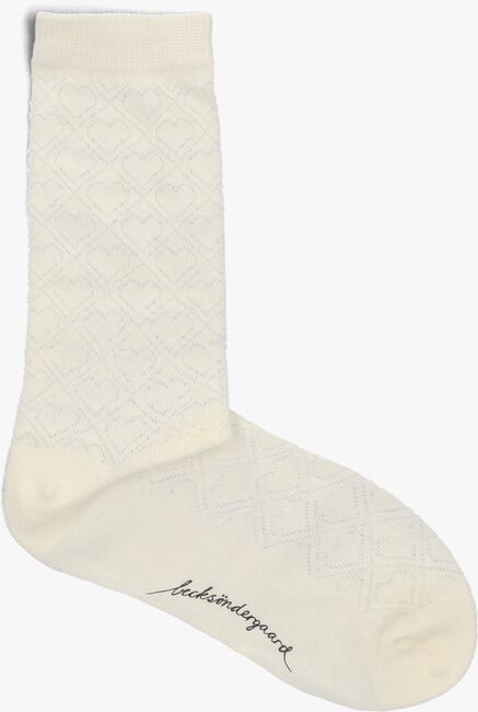 Weiße BECKSONDERGAARD Socken SIGNA COTTA SOCK - large