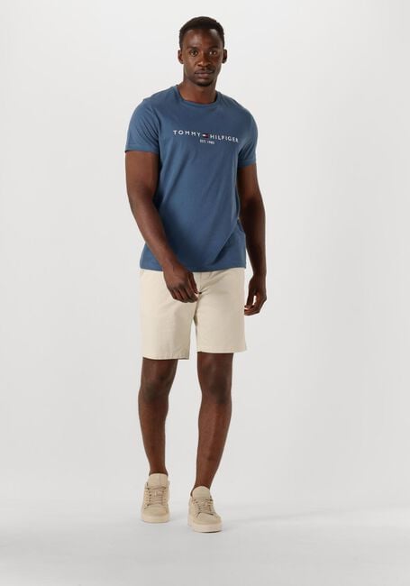 Blaue TOMMY HILFIGER T-shirt TOMMY LOGO TEE - large