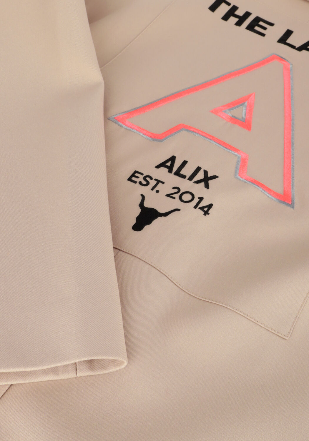 Sand ALIX THE LABEL Blazer LADIES WOVEN PATCH BLAZER - large