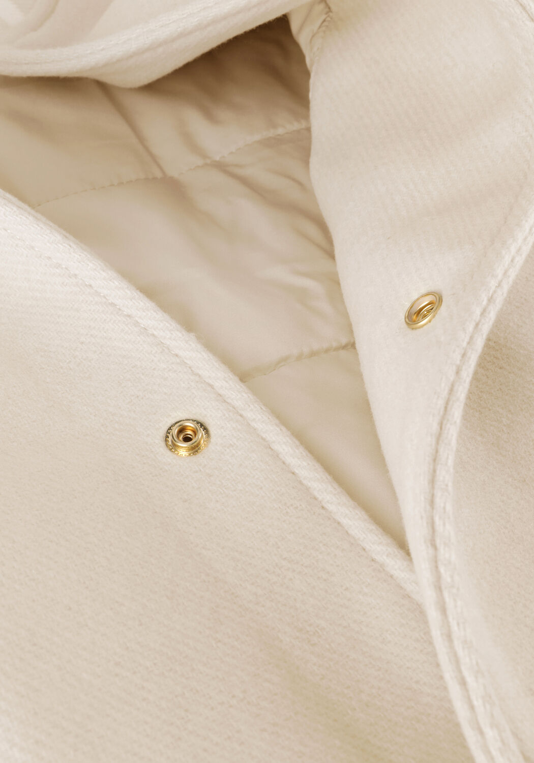 Beige TOMMY JEANS Jack TJM WOOL VARSITY BOMBER - large