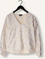 Beige ALIX THE LABEL Blusen LADIES WOVEN LUREX ANIMAL BLOUSE Beige ALIX THE LABEL Blusen LADIES WOVEN LUREX ANIMAL BLOUSE - medium