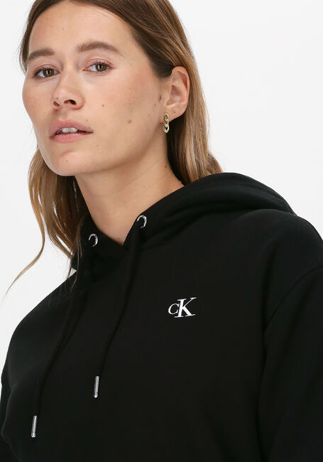 Schwarze CALVIN KLEIN Pullover CK EMBROIDERY HOODIE - large