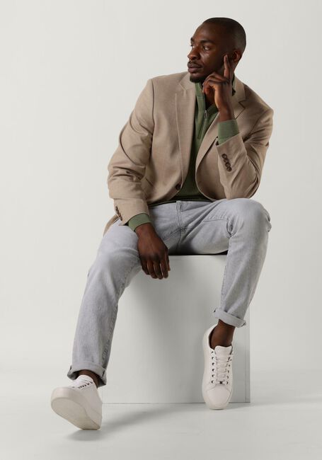 Gr&uuml;ne SELECTED MEN Pullover SLHBERG HALF ZIP CARDIGAN NOOS - large