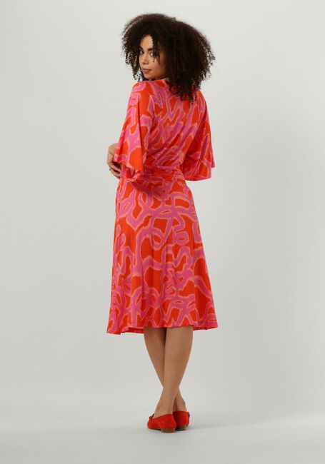 Orangene SUMMUM Midikleid DRESS LOSSE IKAT - large