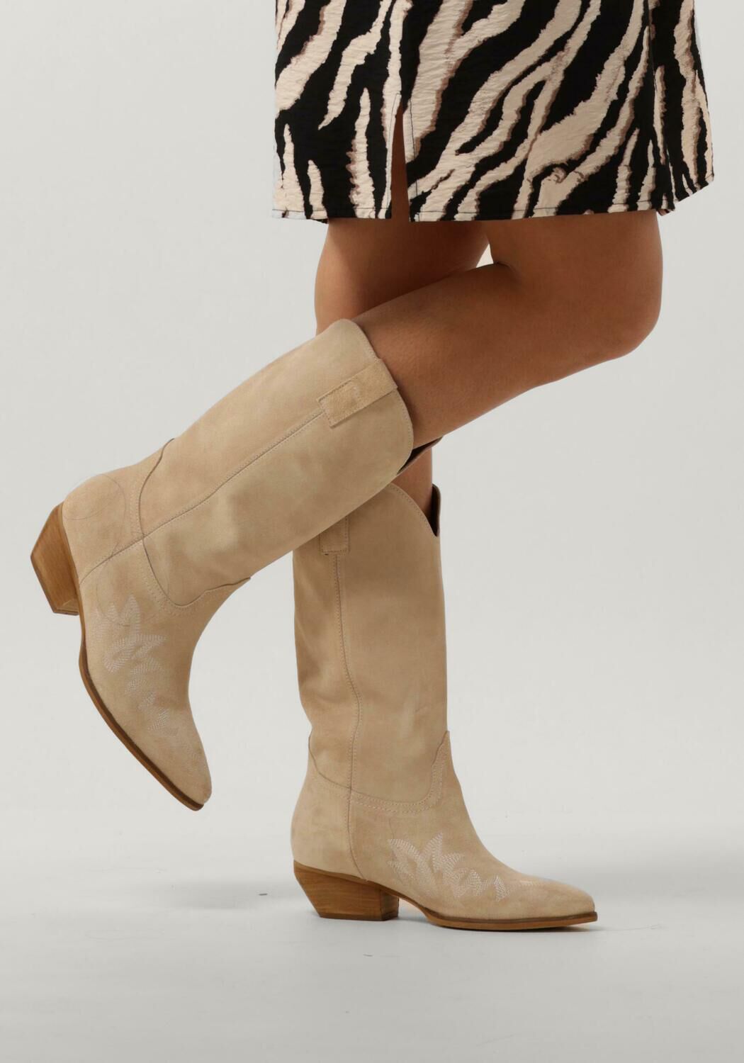 Beige NOTRE-V Cowboystiefel AS183 - large