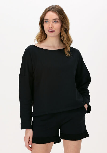 Schwarze LUNE ACTIVE Pullover KATIE CREW - large
