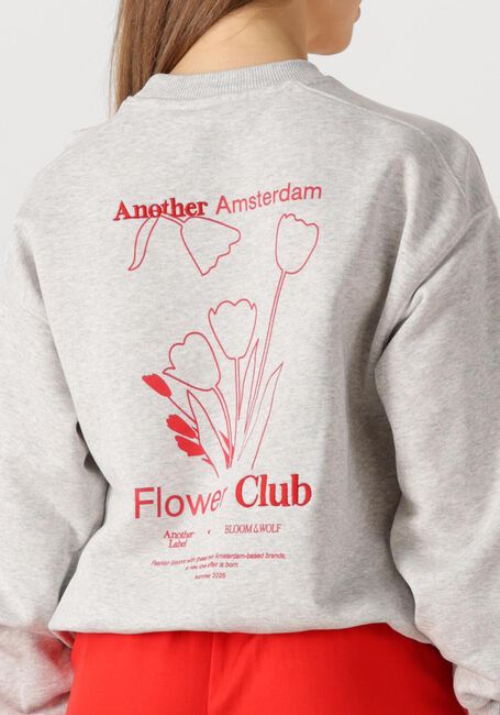 Hellgrau ANOTHER LABEL Sweatshirt JAXY FLOWER SWEAT - large
