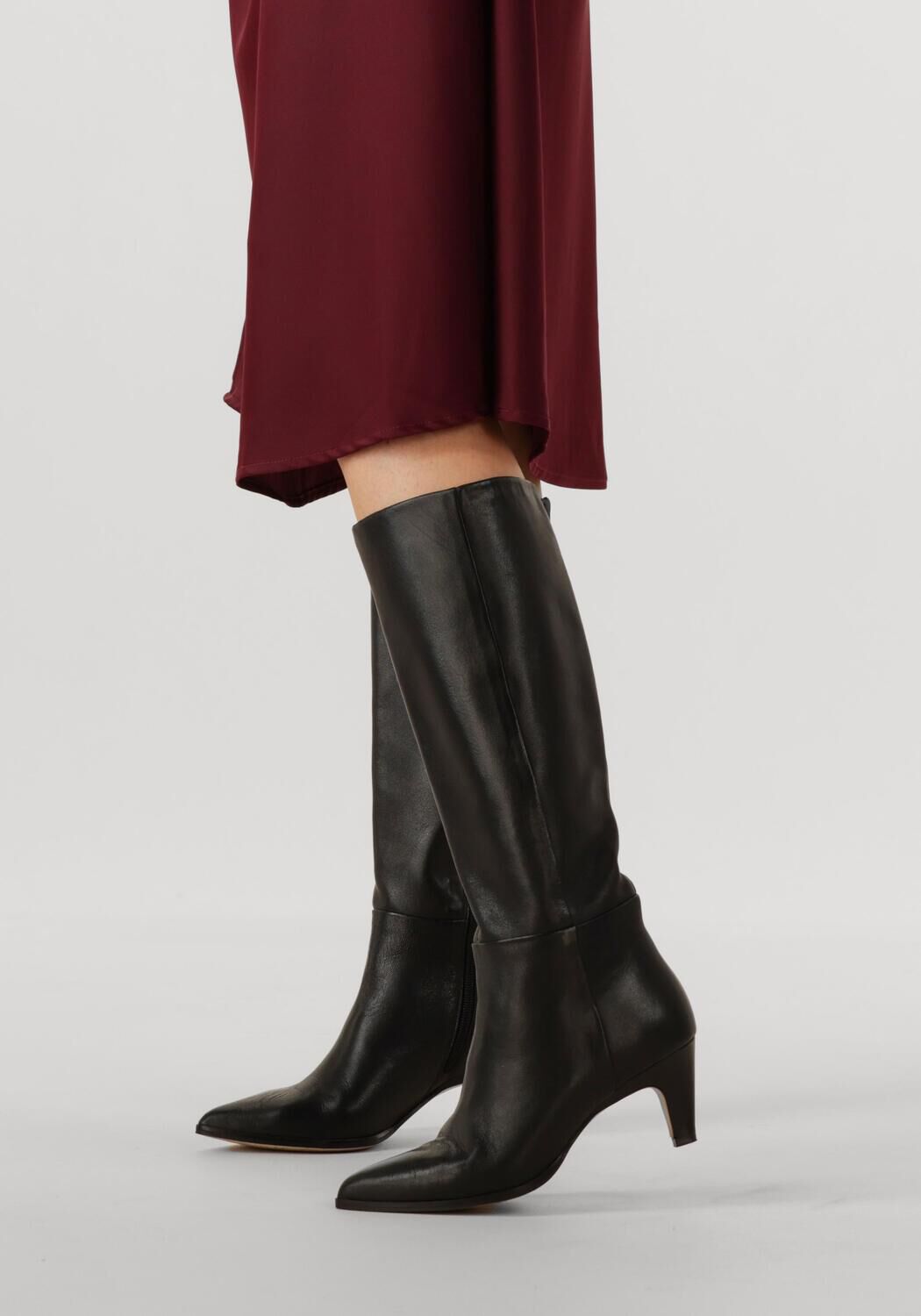 Schwarze VIA VAI Hohe Stiefel LINA PERRI - large