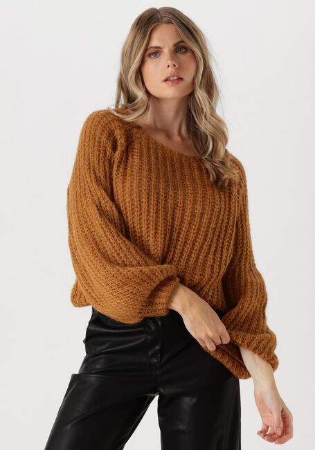 Camelfarbene AMAYA AMSTERDAM Pullover ACE KNITWEAR - large