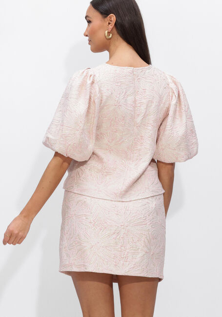 Hell-Pink NOTRE-V Top NV-HENNIE BROCADE TOP - large