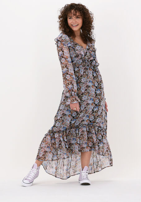 Mehrfarbige/Bunte COLOURFUL REBEL Maxikleid PENNY PAISLEY FLORAL MIXED MAXI RUFFLE DRESS - large