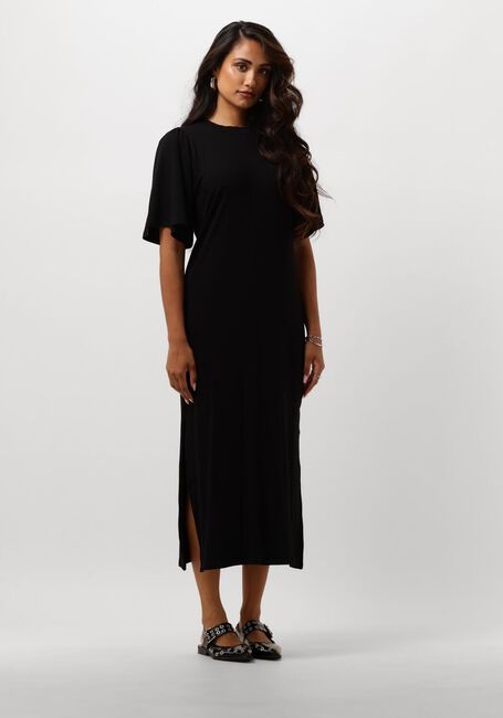 Schwarze BRUUNS BAZAAR Midikleid LUTEA NATHALENA DRESS - large