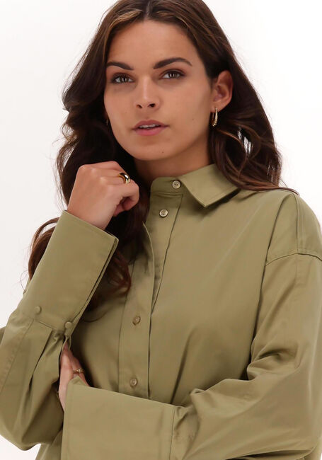 Grüne NOTES DU NORD Blusen DAVINA BLOUSE SHIRT - large