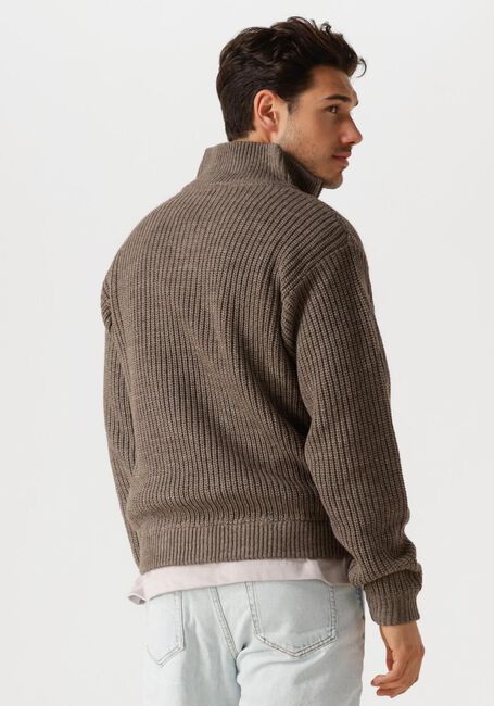 Taupe AMERICAN VINTAGE Pullover CRASHWAY HALF ZIP H - large