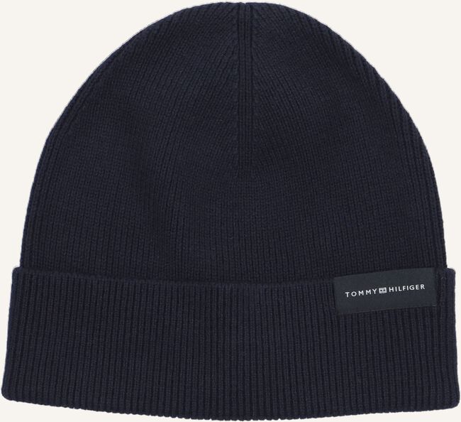 Blaue TOMMY HILFIGER Mütze UPTOWN WOOL BEANIE Blaue TOMMY HILFIGER Mütze UPTOWN WOOL BEANIE - large